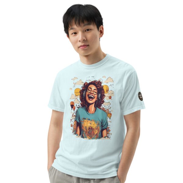 Laughing Out Loud Unisex garment-dyed heavyweight t-shirt - Image 91