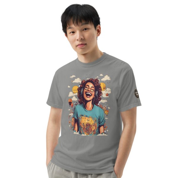 Laughing Out Loud Unisex garment-dyed heavyweight t-shirt - Image 28