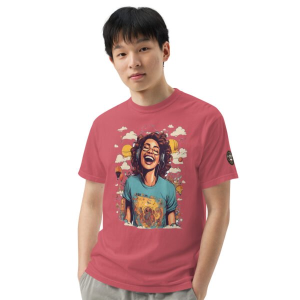 Laughing Out Loud Unisex garment-dyed heavyweight t-shirt - Image 7
