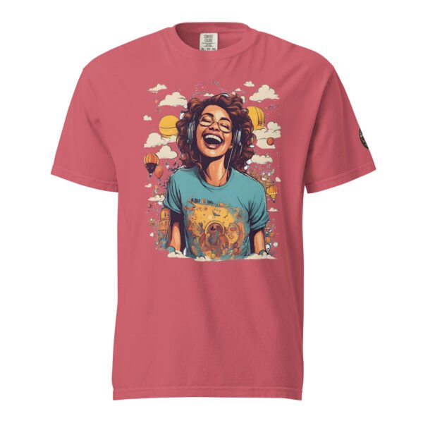 Laughing Out Loud Unisex garment-dyed heavyweight t-shirt - Image 2