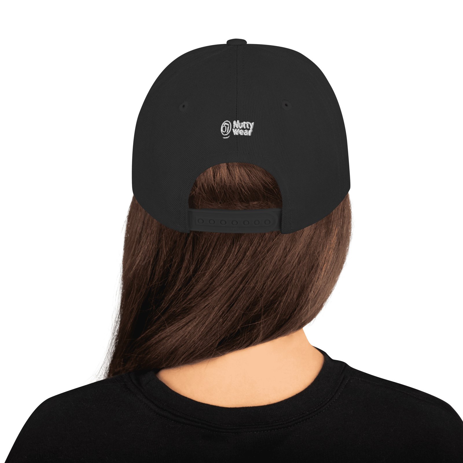 Outlivin Snapback Hat Black - Image 8