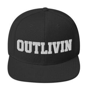 Outlivin Snapback Hat Black