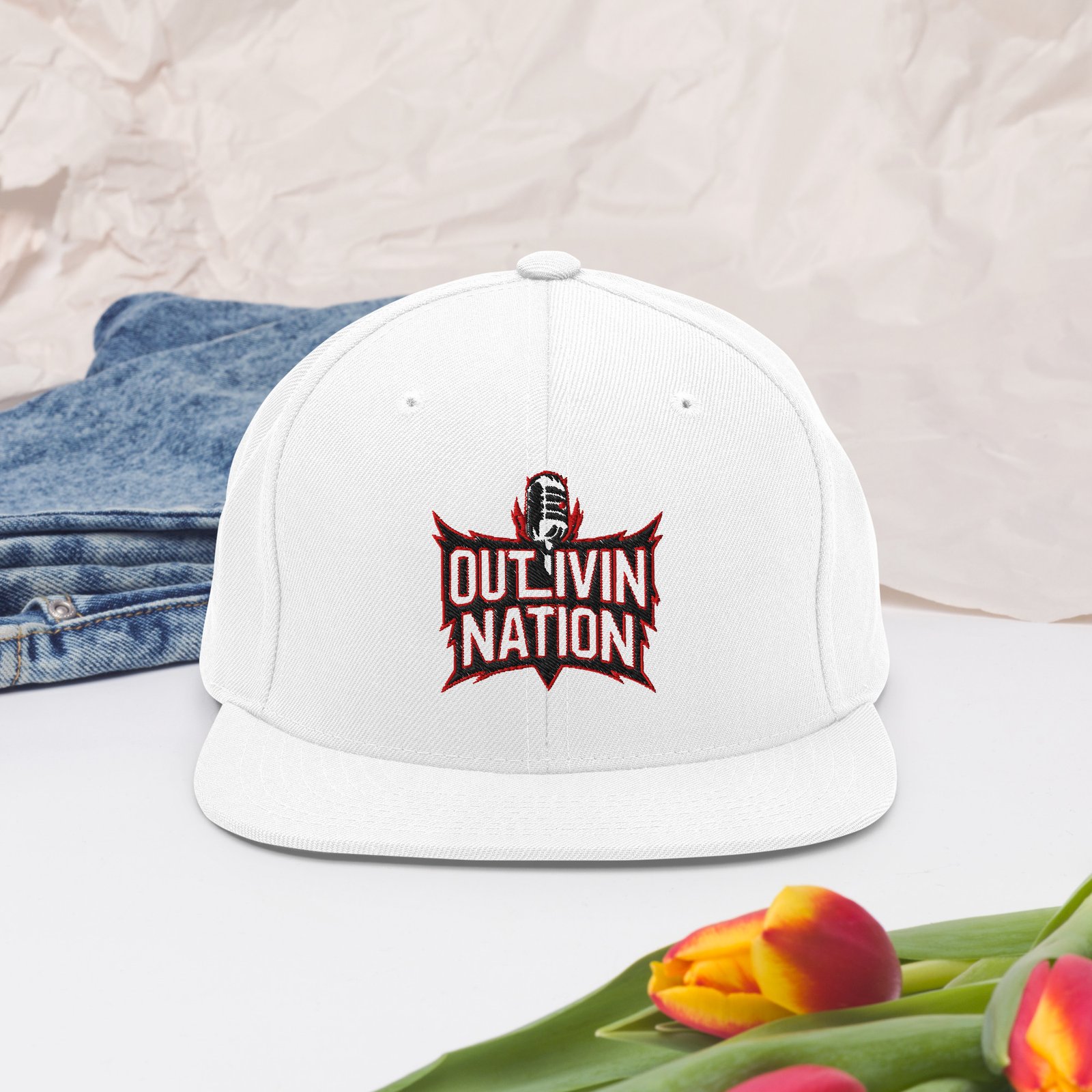 Outlivin Nation Snapback Hat - Image 3