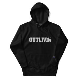 Outlivin Unisex Hoodie Black