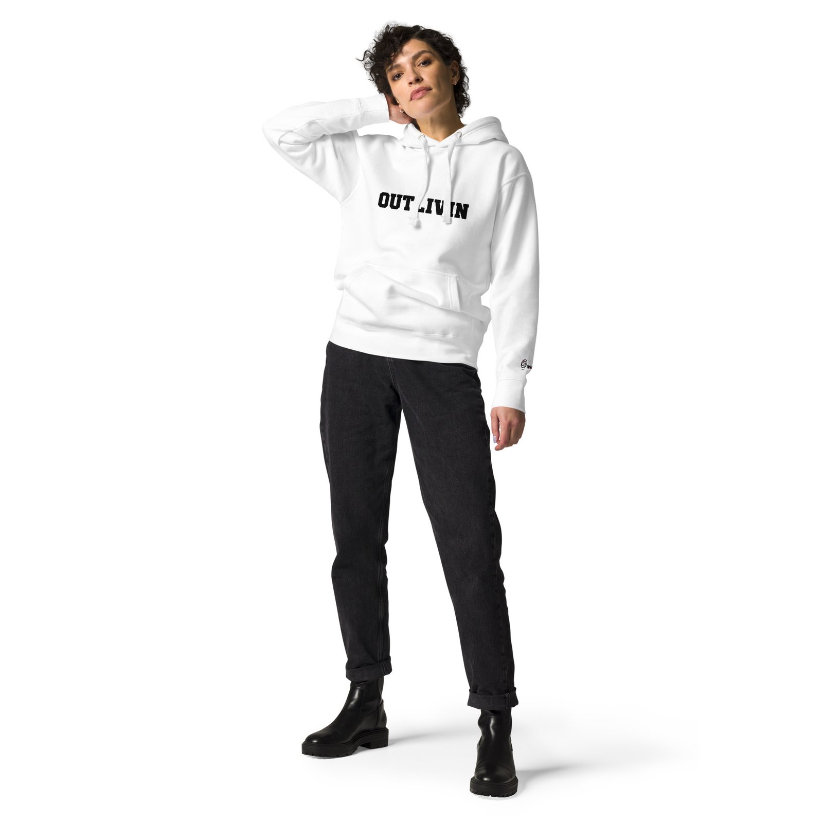 Outlivin Unisex Hoodie - Image 4