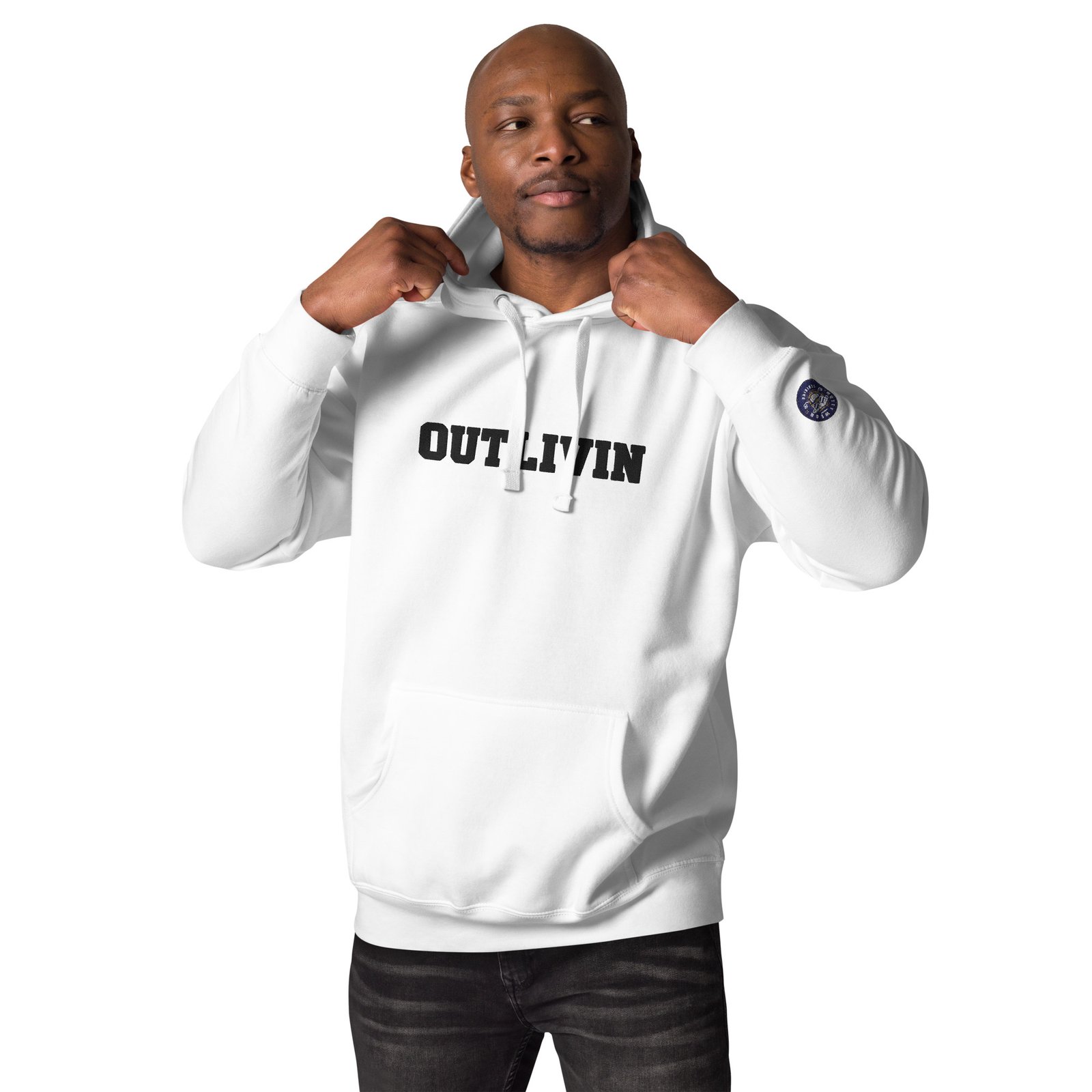 Outlivin Unisex Hoodie - Image 4