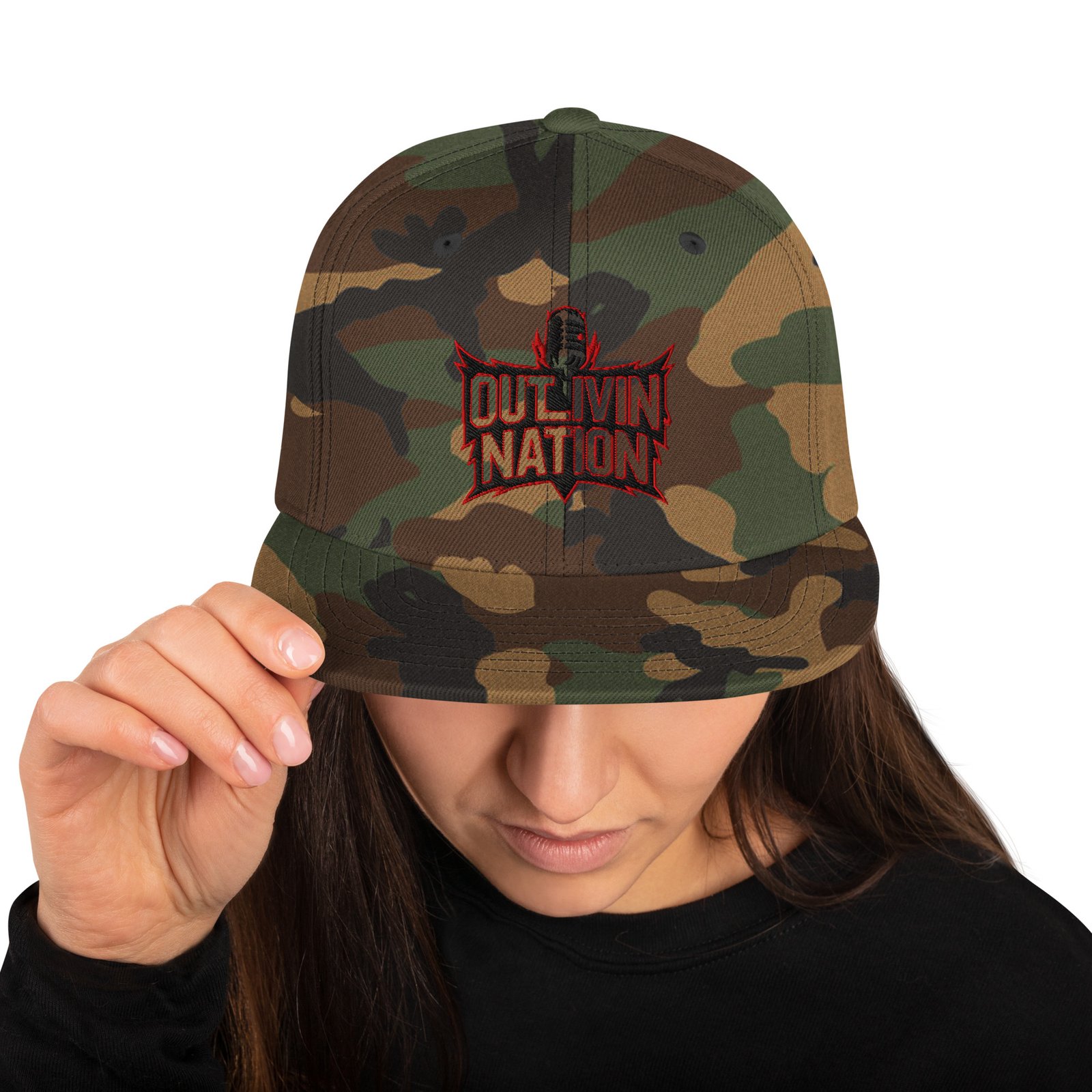 Outlivin Nation Snapback Hat - Image 6