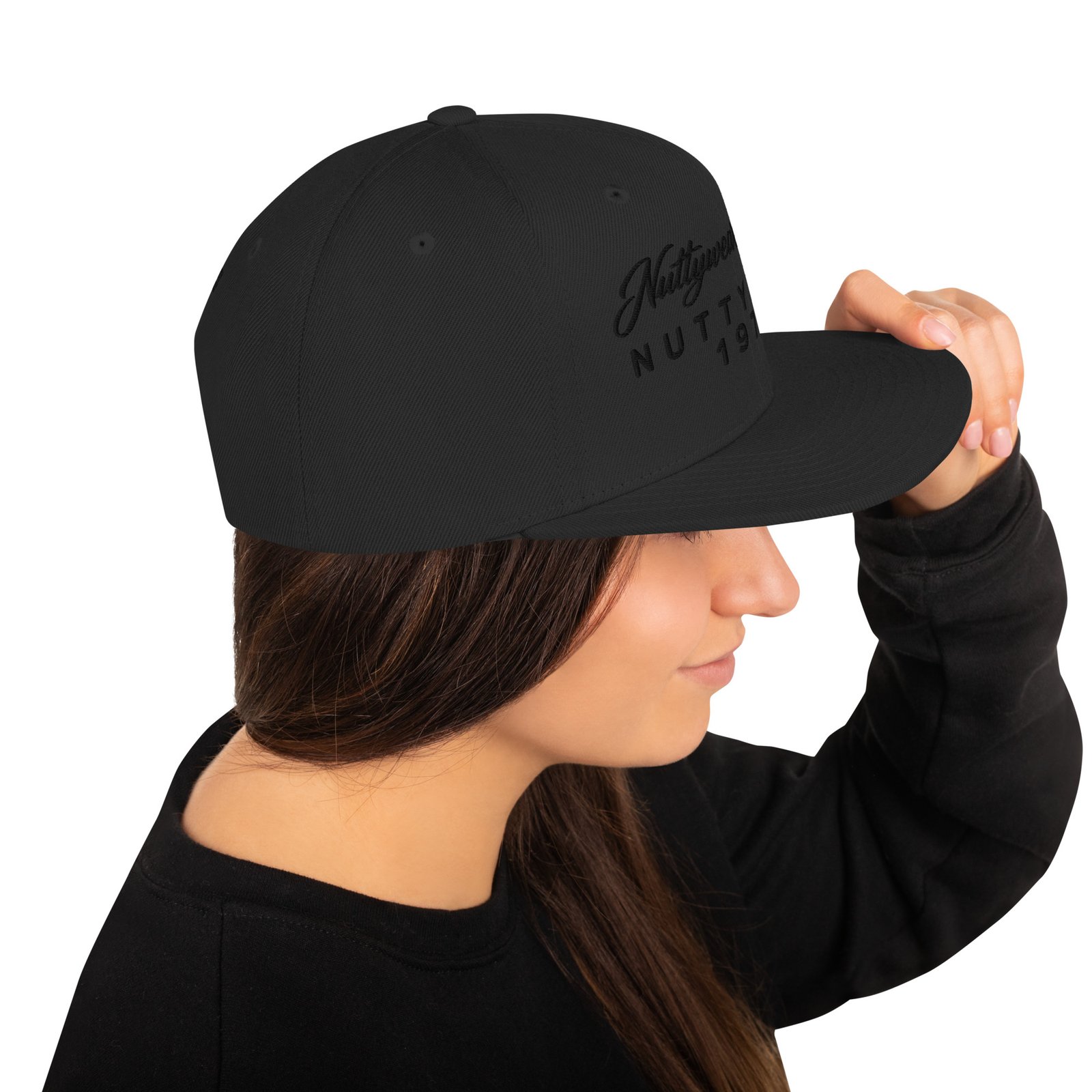 Nuttywear Clothing 1972 Snapback - Black Lettering - Image 10