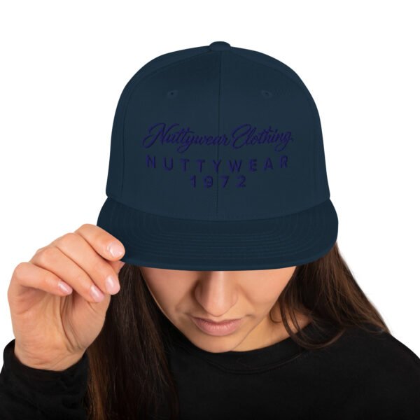 Nuttywear Clothing 1972 Snapback - Navy on Navy