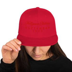 Nuttywear Clothing 1972 Snapback - Red on Red