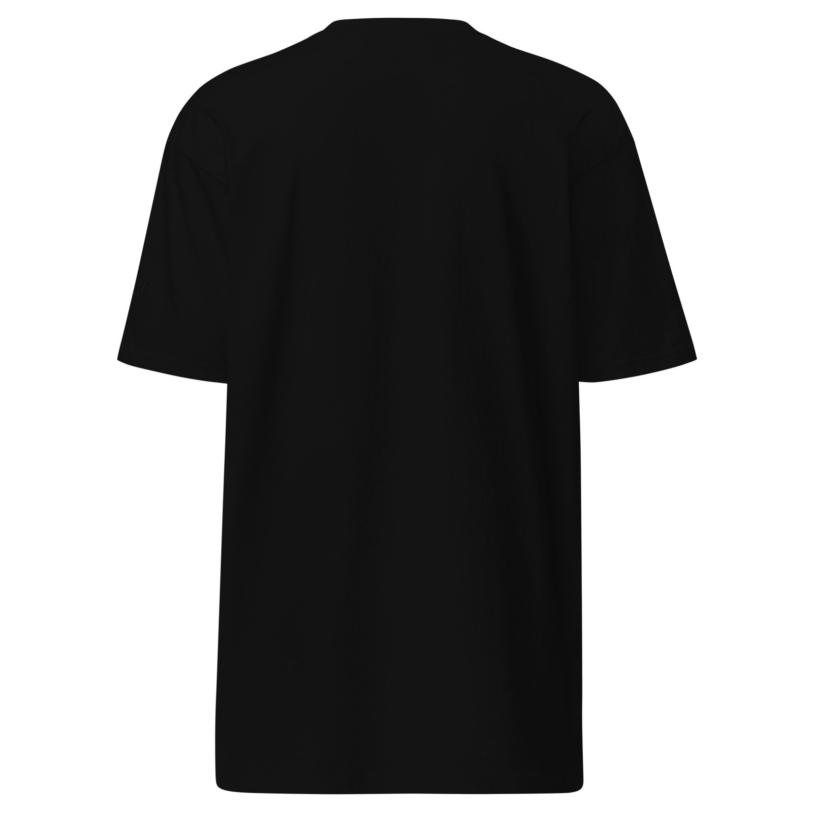 OUTLIVIN Embroidered Heavyweight T-Shirt - Black on Black - Image 2
