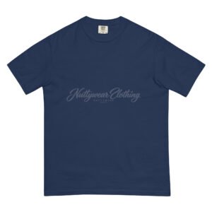 Nuttywear Clothing 1972 Printed Heavyweight T-Shirt - Navy on Navy