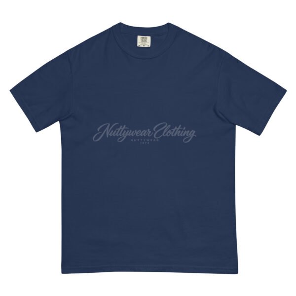 Nuttywear Clothing 1972 Printed Heavyweight T-Shirt - Navy on Navy - S