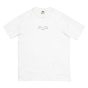 Nuttywear Clothing 1972 Embroidered T-Shirt - White on White