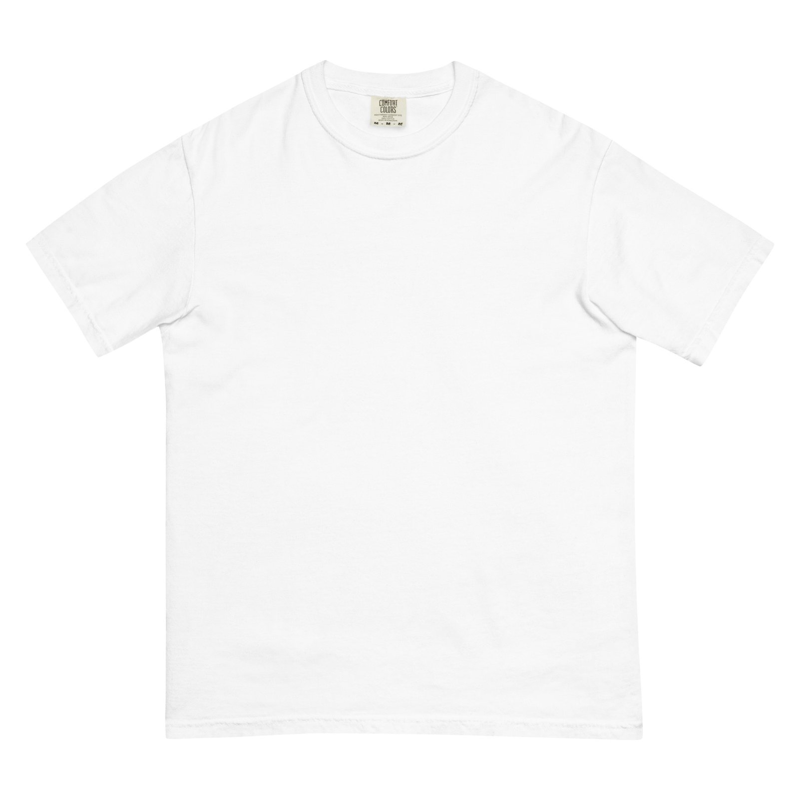 Nuttywear Clothing 1972 Printed Heavyweight T-Shirt - White on White