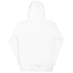 Nuttywear Clothing 1972 Embroidered Hoodie - White on White